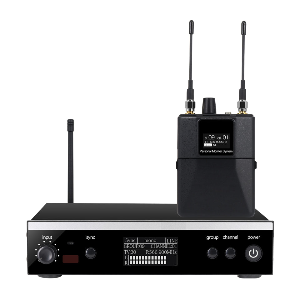 ERZHEN Wireless In-Ear Monitor System Headphone Monitoring #LKM300