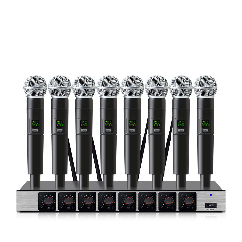 ERZHEN 8-Channel | Wireless Microphone | UHF Wireless Microphone #800