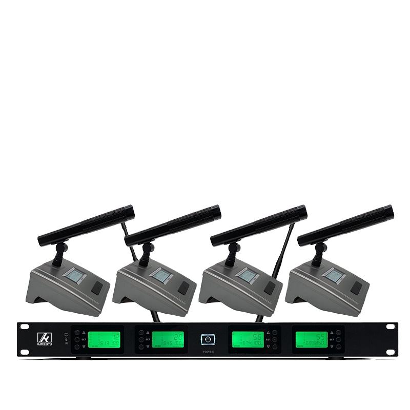 ERZHEN Wireless Conference System 4/8-Channel UHF Office Meeting Microphone #8000A