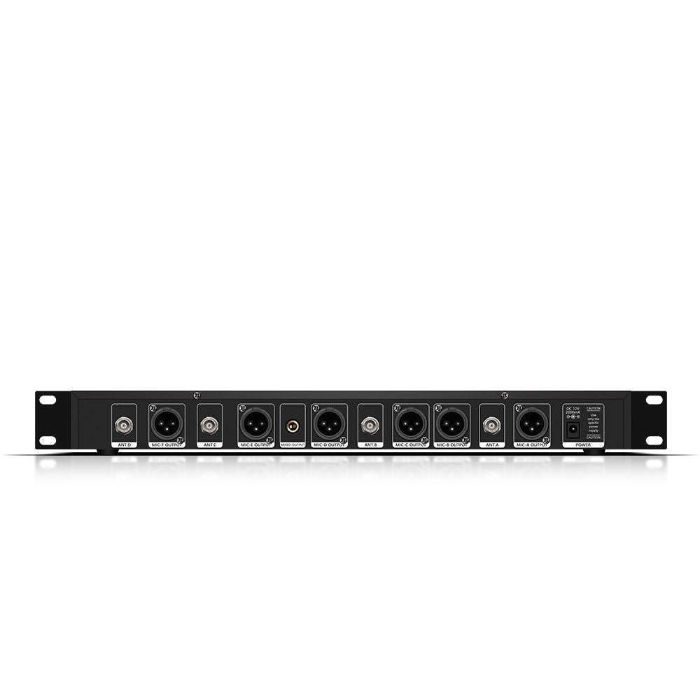 ERZHEN Wireless Conference System 6-Channel UHF Office Meeting Microphone #600A