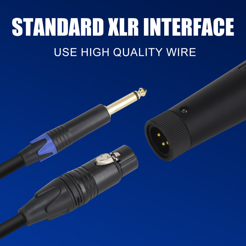 ERZHEN Microphone Professional Wired Supercardioid Dynamic Handheld Microphone #T152