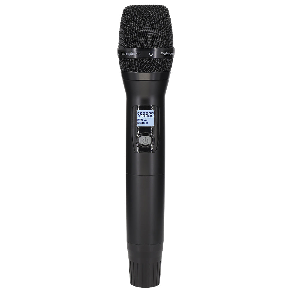 ERZHEN Wireless Microphone System Dual Channel Diversity Microphone U880(6H/2Heads)