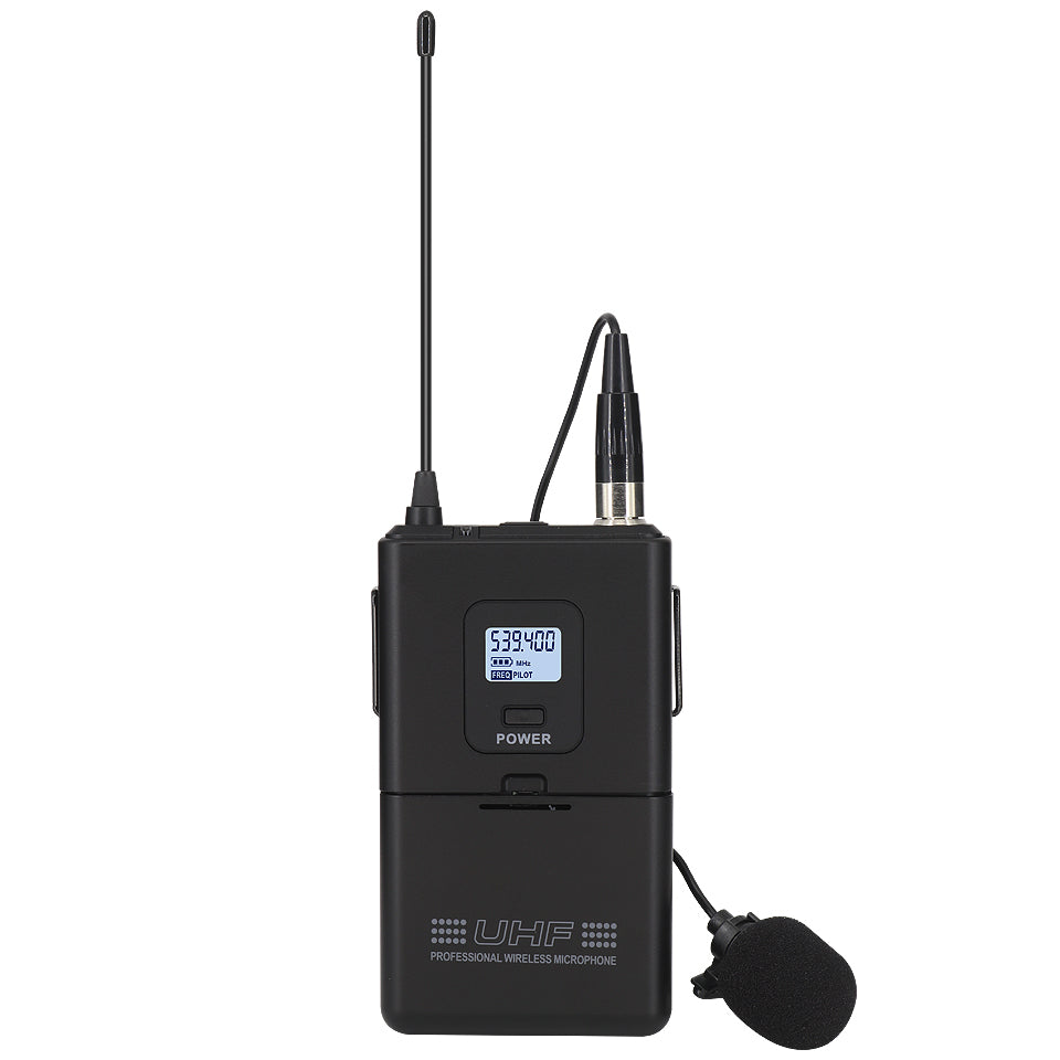 ERZHEN Wireless Microphone System Dual Channel Diversity Microphone U8800(4H/4C)