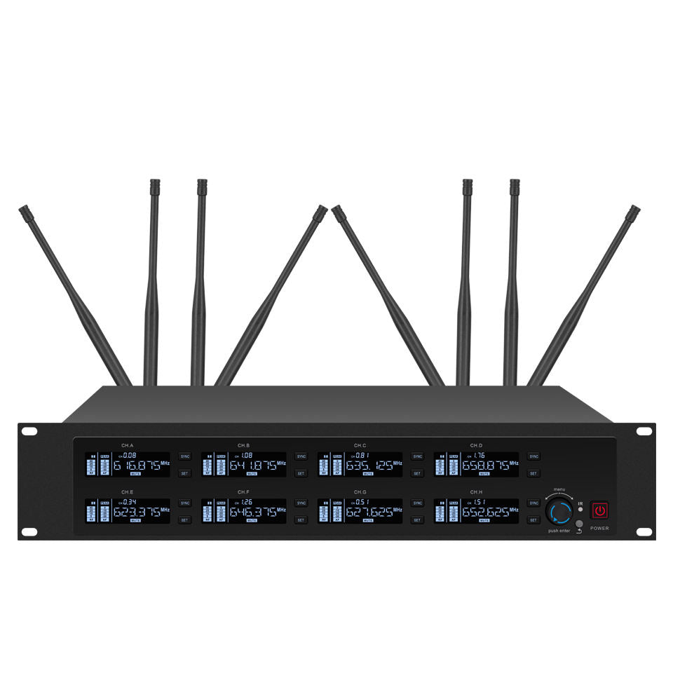 ERZHEN 8-Channel | Wireless Microphone | UHF Wireless Microphone #GT837