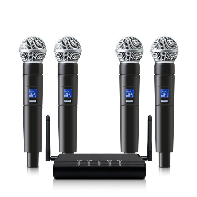 ERZHEN Four in One Wireless Microphone System #400