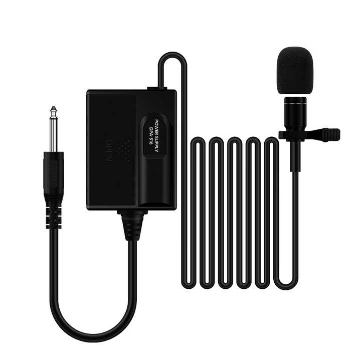 ERZHEN Wired Microphone Headset Lavalier Condenser Microphone #701